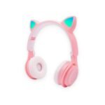 Pink Headphones With Cat Ears - Image 2