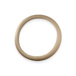 Beige Polyurethane Leather Steering Wheel Wrap - Image 2