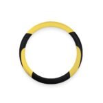Yellow & Black Soft Steering Wheel Wrap - Image 2