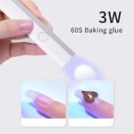Compact UV LED Nail Dryer - Portable Mini Nail Lamp with USB Charging - Image 3