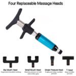 4-Head Adjustable Intensity Chiropractic Massage Therapy Gun - Image 3