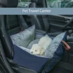 Luxury Nonslip Dog Car Seat - Safety Booster Cushion Carrier with Seat Belt - Image 5