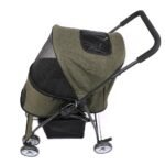 Lightweight Pet Stroller for Dogs & Cats with 360° Rotating Wheels - Image 4