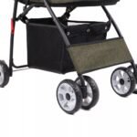 Lightweight Pet Stroller for Dogs & Cats with 360° Rotating Wheels - Image 5