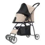 Lightweight Pet Stroller for Dogs & Cats with 360° Rotating Wheels - Image 2