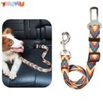 Adjustable Fashionable Pet Car Safety Seat Belt - Durable Dog Harness and Leash - Image 3
