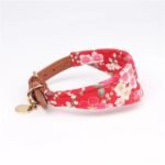 Fashion Pet Collar with Floral Bow Tie & Bandana - Image 6