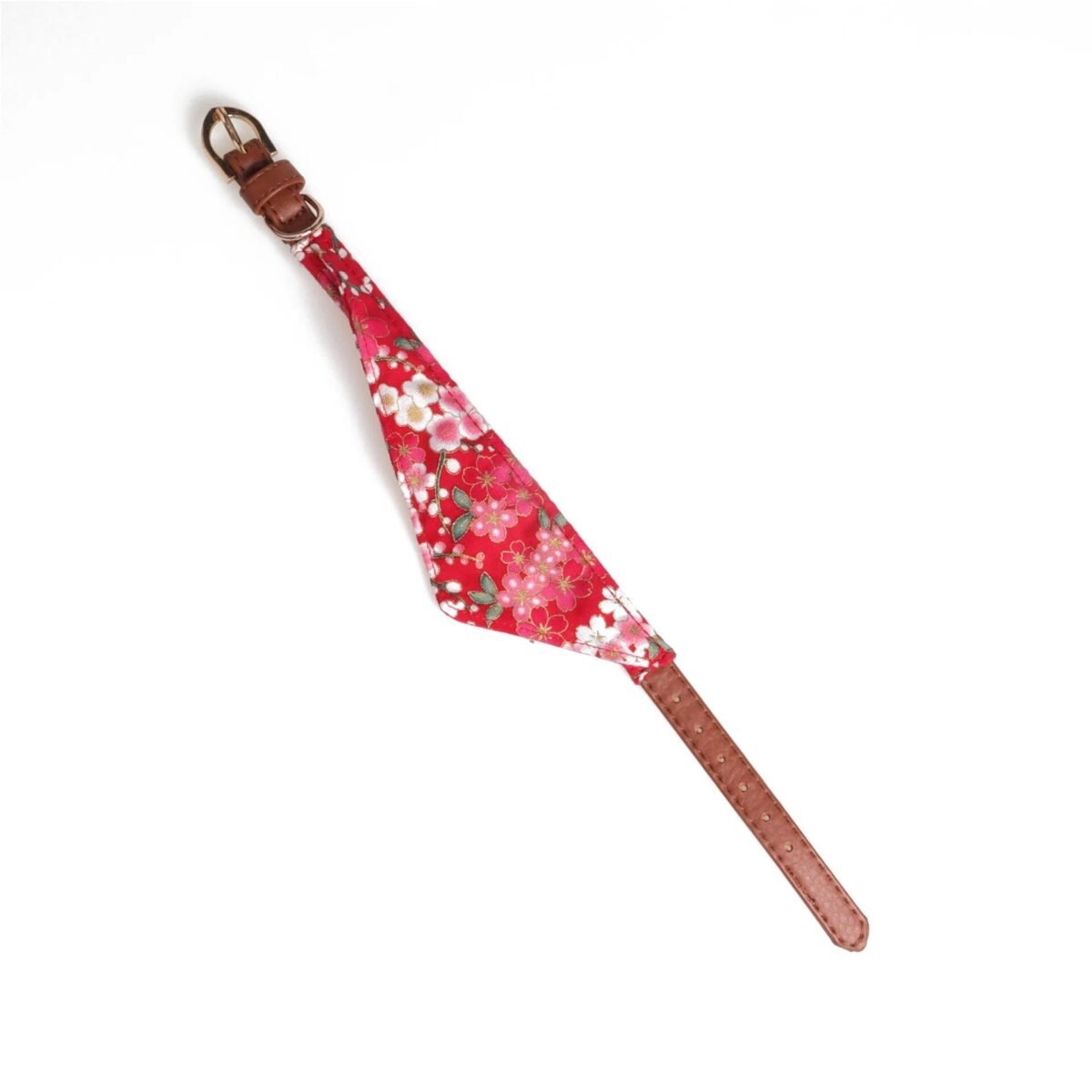 Fashion Pet Collar with Floral Bow Tie & Bandana - Image 7