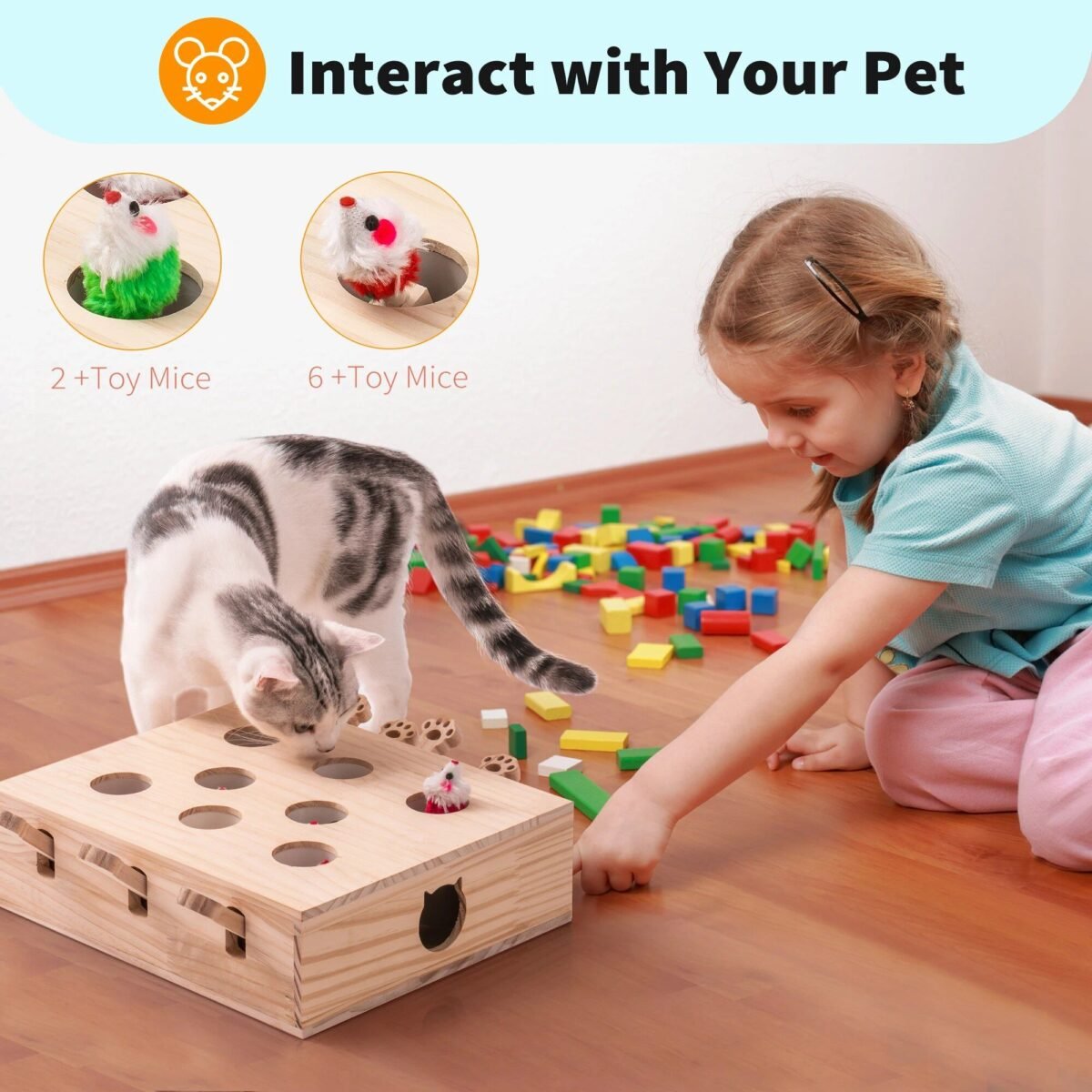 17430-b6ae17.jpg Interactive Solid Wood Whack-a-Mole Cat Toy with Natural Wood Finish - Image 7