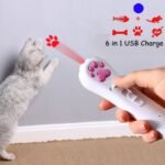 6-in-1 USB Rechargeable Pet Laser Toy with LED & UV Functions - Image 7