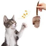 Interactive Cat Toy Set: Chirping Bird & Squeaking Mouse with Realistic Sounds and Feather Design - Image 4