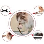 Interactive Cat Toy Set: Chirping Bird & Squeaking Mouse with Realistic Sounds and Feather Design - Image 3