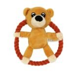 Cartoon Duck & Pig Plush Cotton Rope Dog Chew Toy - Image 6