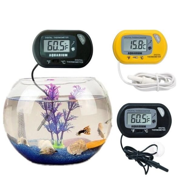 Precision LCD Digital Aquarium Thermometer - High Accuracy Water Temperature Meter for Fish Tanks and Aquatic Pets