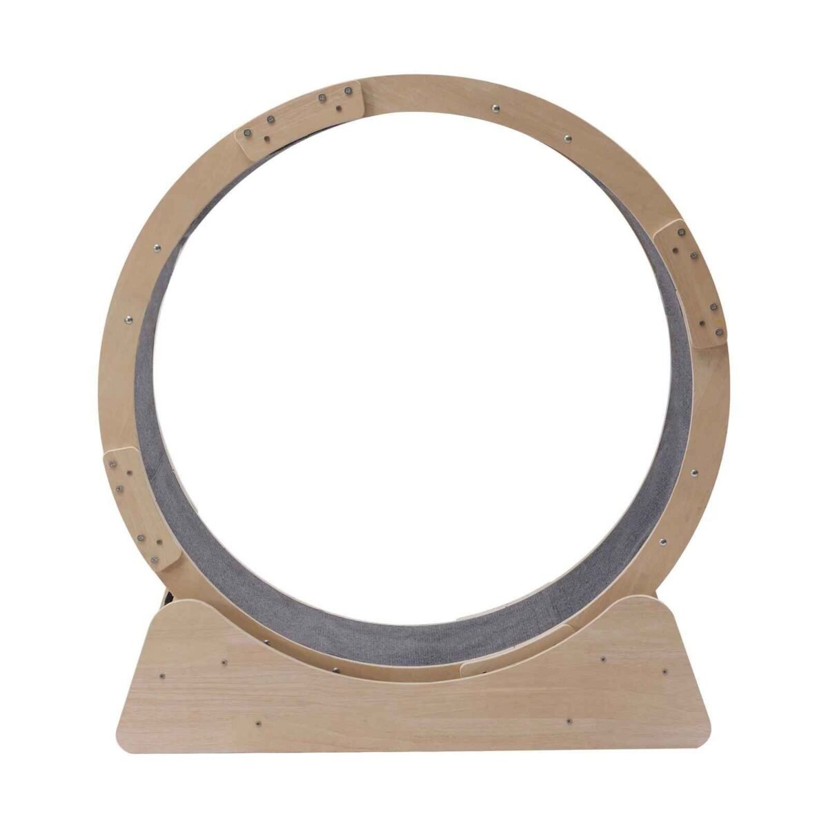 Wooden Round Cat Exercise Wheel All-Natural & Stylish - Image 3