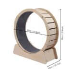 Wooden Round Cat Exercise Wheel All-Natural & Stylish - Image 2