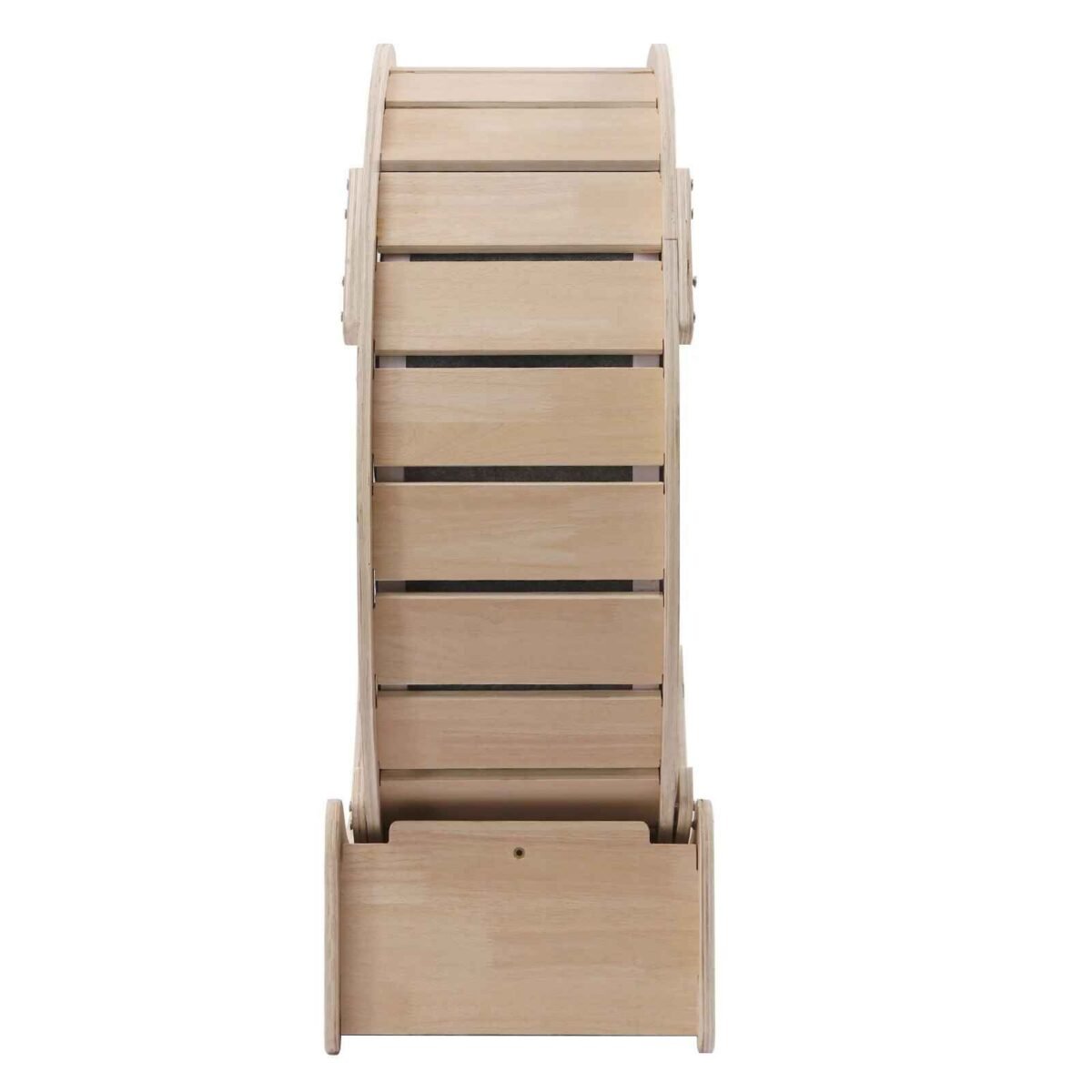 Wooden Round Cat Exercise Wheel All-Natural & Stylish - Image 4