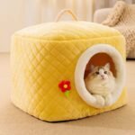Plush Indoor Cat Bed - Image 2