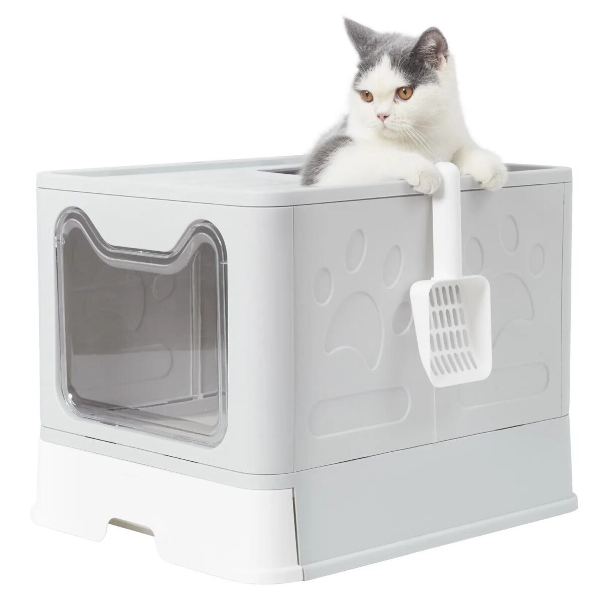 Cat Litter Box with Lid - Image 2