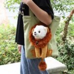 Compact Cotton Canvas Pet Carrier Suitable for Small Cats & Dogs - Image 5