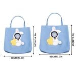 Stylish Canvas Pet Travel Tote for Cats & Small Dogs - Image 3