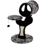 31" Three-Tier Cat Tree & Scratch Post: Ultimate Feline Fun & Relaxation - Image 2
