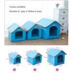 Universal Winter Dog & Cat Cozy House with Removable Cover - Image 7