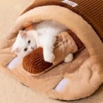 Cozy Corduroy Pet Nest - Image 6