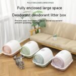 Deluxe Enclosed Cat Litter Box - Image 4