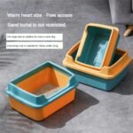 Deluxe Large Cat Litter Box with Anti-Splash Design and Easy-Clean Features - Image 4