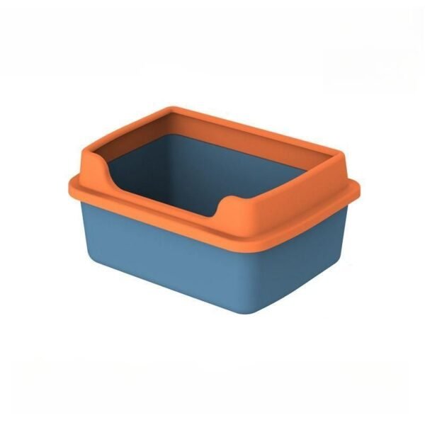 Deluxe Large Cat Litter Box with Anti-Splash Design and Easy-Clean Features