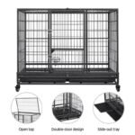 Deluxe Indoor/Outdoor Dog Kennel and Crate Playpen - Image 5