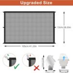 Versatile Indoor Pet Safety Fence: Foldable & Transparent Barrier for Dogs and Babies - Image 3
