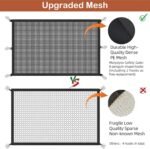 Versatile Indoor Pet Safety Fence: Foldable & Transparent Barrier for Dogs and Babies - Image 4