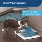 Ceramic Pagoda Pet Fountain in Himalayan Blue - Image 5