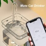 USB-Powered Transparent Pet Water Fountain with Auto Filter - Image 4