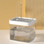 USB-Powered Transparent Pet Water Fountain with Auto Filter - Image 5