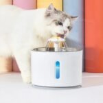 2.4L Stainless Steel LED Cat & Dog Water Fountain with Auto Power Off - Image 4