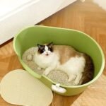 Spacious Semi-Enclosed Cat Litter Box - Image 6