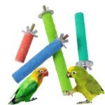 Colorful Wooden Parrot Perching Station - Image 2