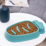 Carrot Design Anti-Choke Slow Feeder Bowl for Cats and Dogs - Image 4