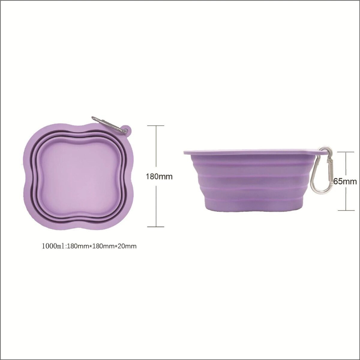 Portable 500ML Silicone Pet Bowl - Image 7