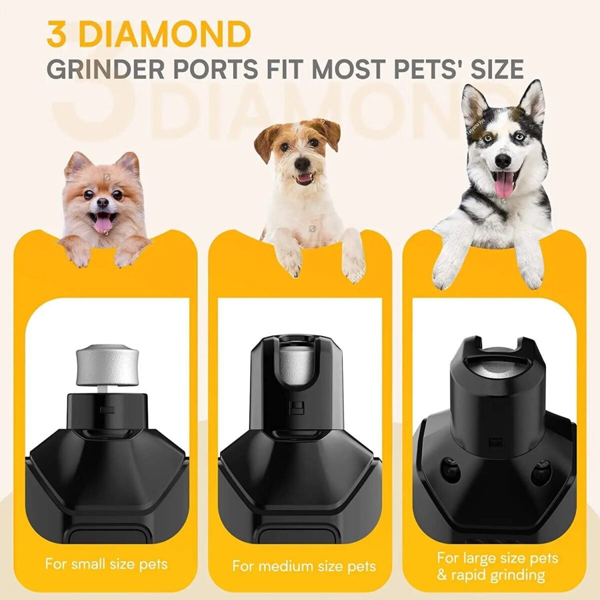 Electric Pet Nail Grinder with LED Light - Image 5