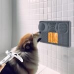 Multi-Purpose Dog Slow Feeder & Bathing Distraction Mat with Suction Cup - Image 4