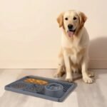 Multi-Purpose Dog Slow Feeder & Bathing Distraction Mat with Suction Cup - Image 6