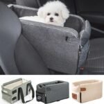 Luxury Portable Pet Car Seat - Washable Safety Travel Bed for Small Dogs & Cats - Image 2
