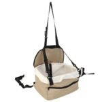 Luxury Portable Pet Booster Car Seat with Safety Leash and Storage Compartment - Image 2