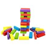 Fun Games For Whole Family Wooden Building Blocks Stacking Balance Puzzle - Image 5