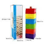 Fun Games For Whole Family Wooden Building Blocks Stacking Balance Puzzle - Image 7