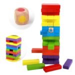 Fun Games For Whole Family Wooden Building Blocks Stacking Balance Puzzle - Image 3